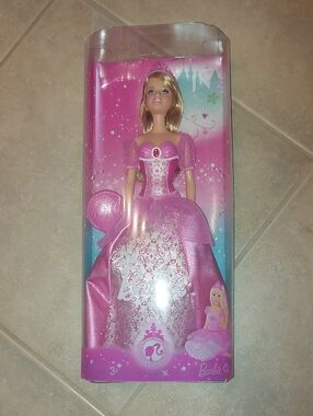 Barbie Pink Sparkle Princess Doll with Gem Bodice